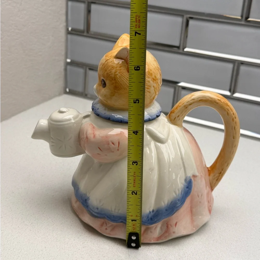 Vintage Takahashi Figural Cat Teapot 90s Kitten Ceramic - Picture 17 of 17